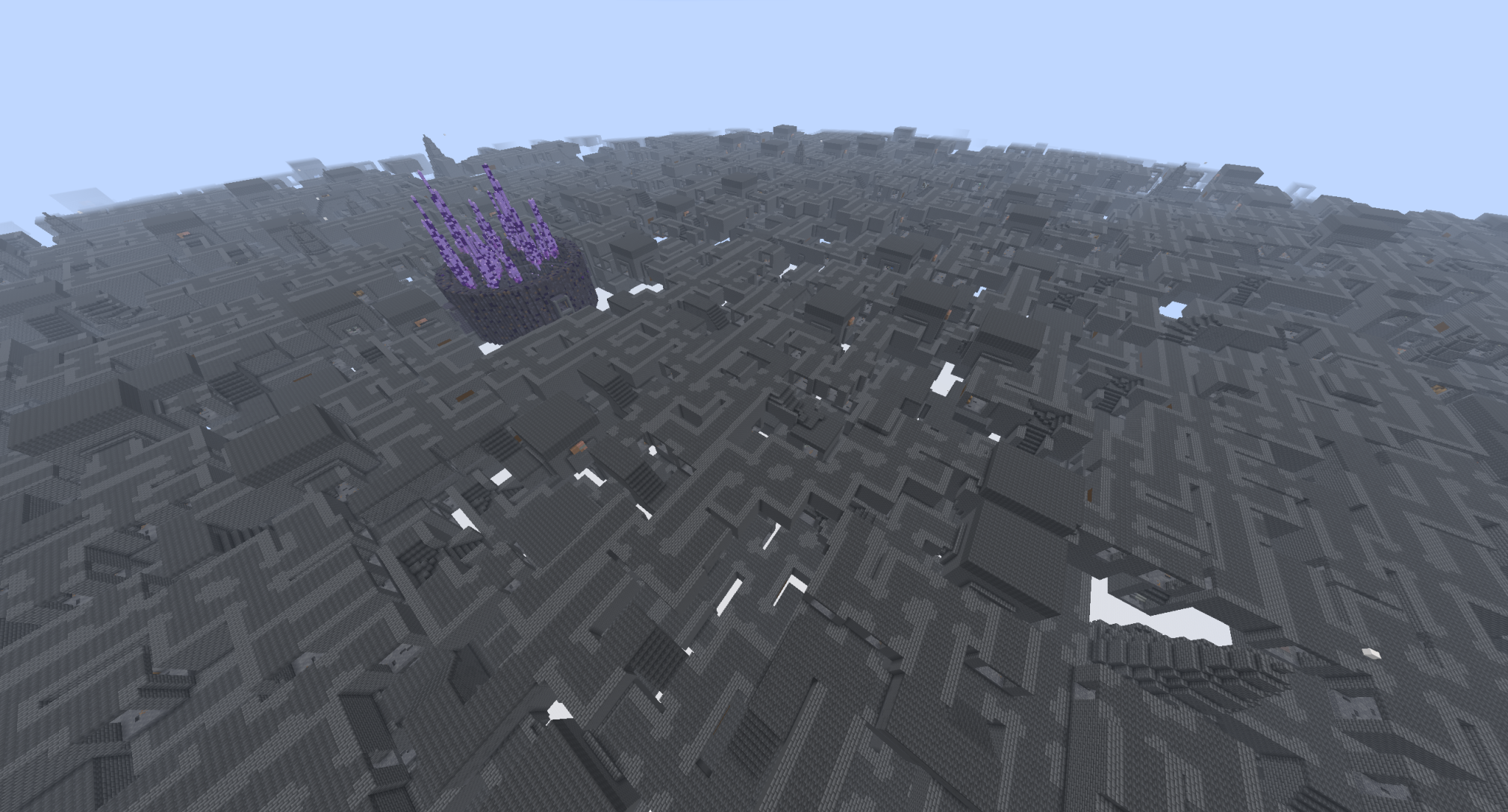 In-game view of generated dungeon