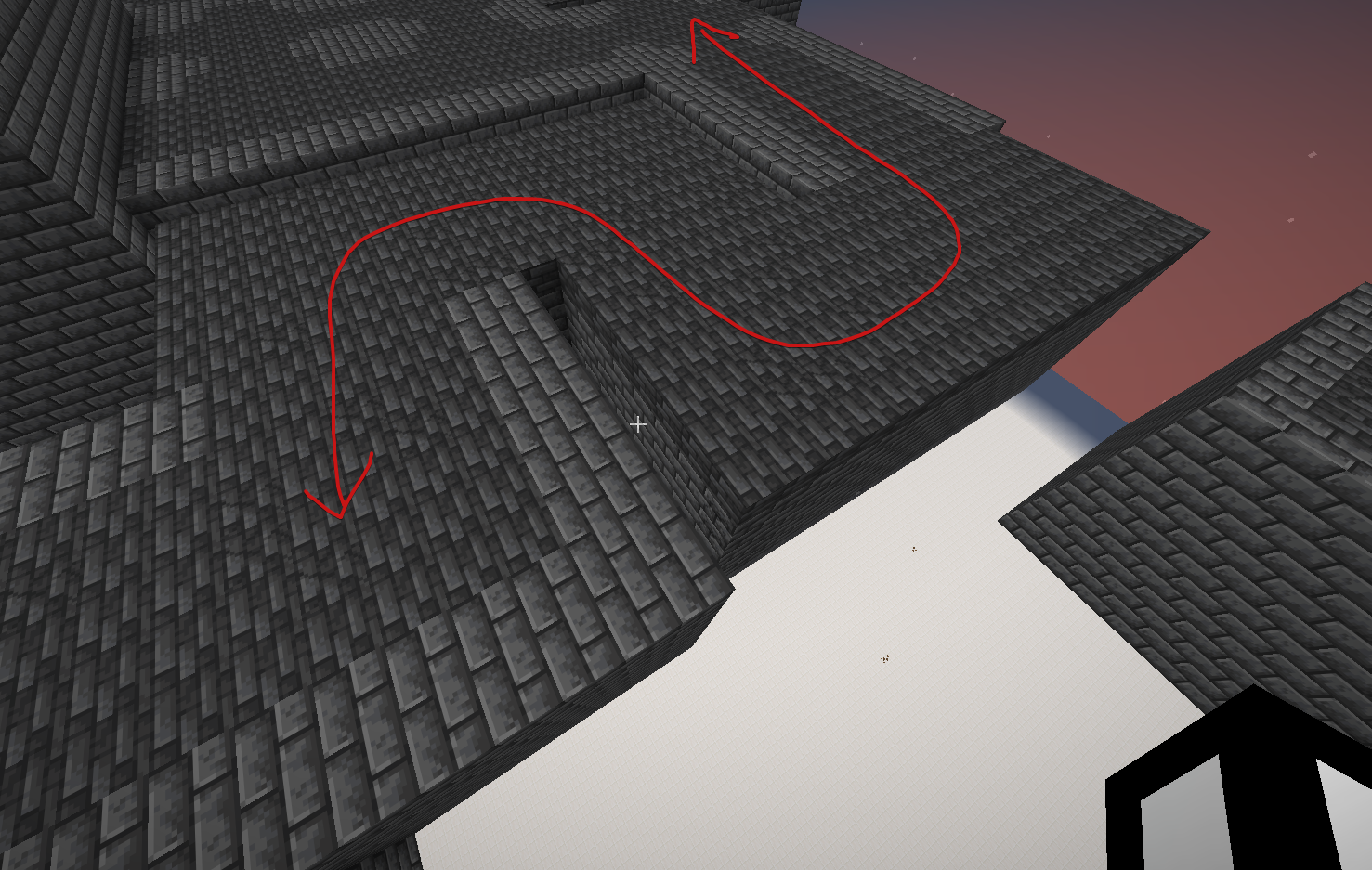 Procedurally generated corridor